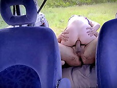 I HAVE ANAL SEX OUTDOOR IN PUBLIC IN THE BACK OF THE CAR 2of2